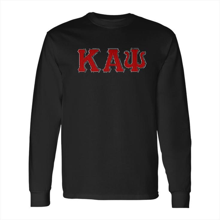 Kappa Alpha Psi Twill Letter Long Sleeve T-Shirt