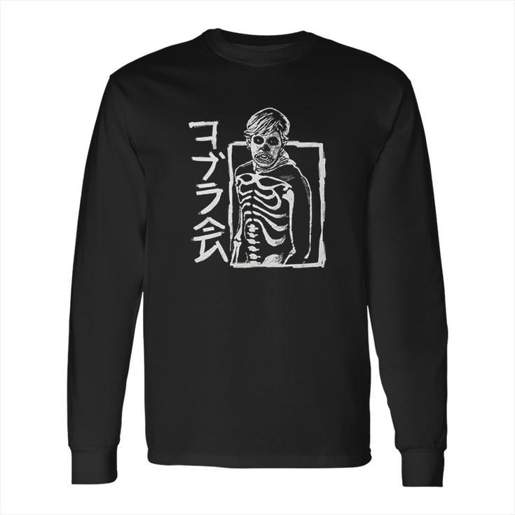 Karate Kid Brushed Johnny Skeleton Kanji Long Sleeve T-Shirt