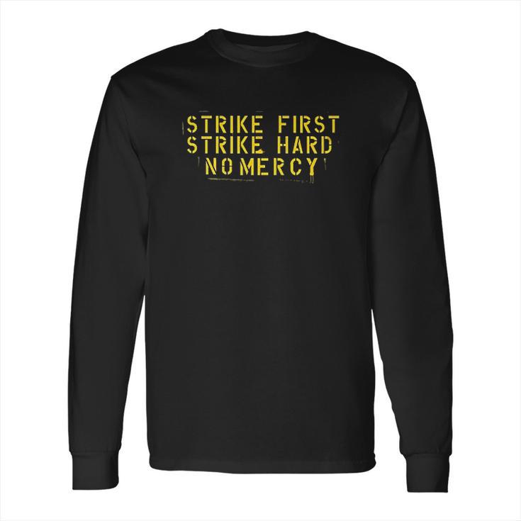 The Karate Kid Cobra Kai Slogan Stencil Long Sleeve T-Shirt