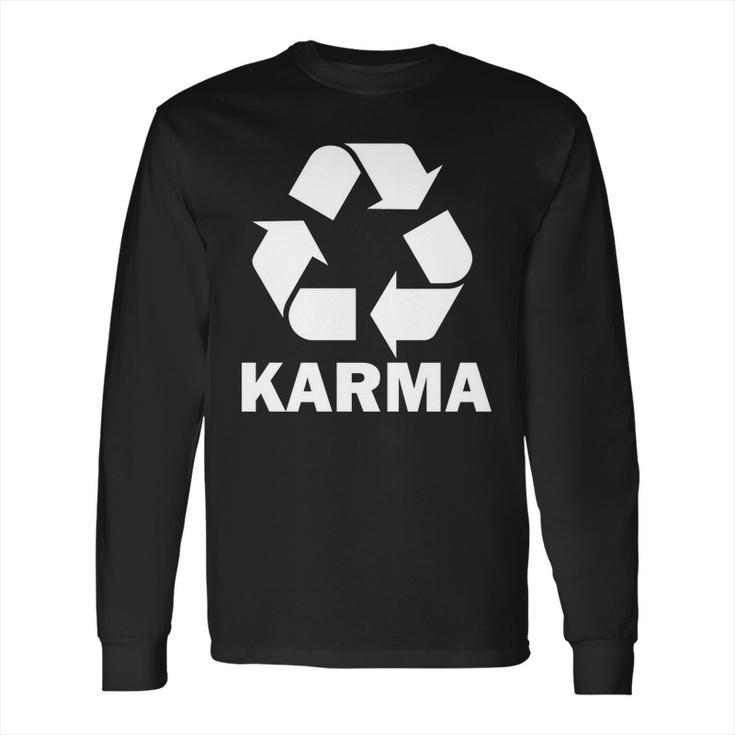 Karma Recycling Logo Long Sleeve T-Shirt