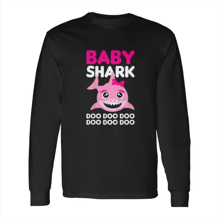 Kids Baby Cute Shark Girls Doo Doo Doo Long Sleeve T-Shirt