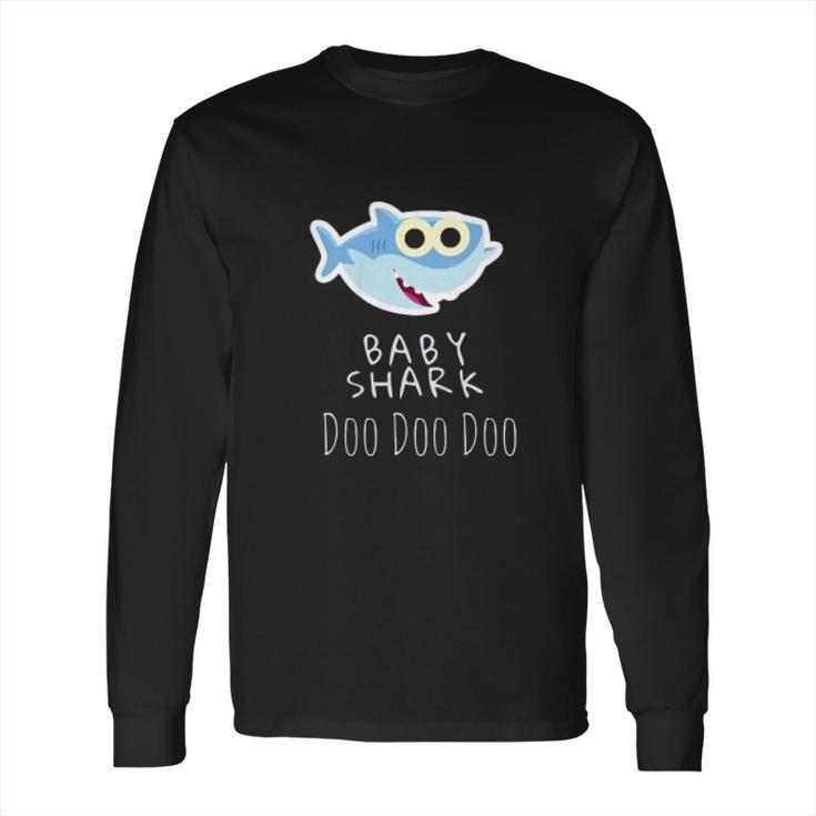 Kids Funny Baby Shark Doo Doo Doo Long Sleeve T-Shirt