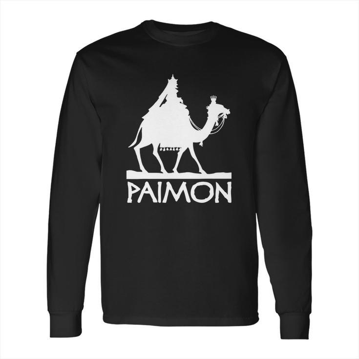 King Paimon Lesser Key Of Solomon Ars Goetia Demon Spirit Long Sleeve T-Shirt