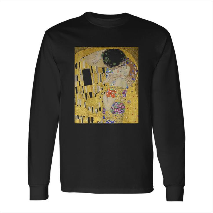 The Kiss Or Lovers By Gustav Klimt Long Sleeve T-Shirt