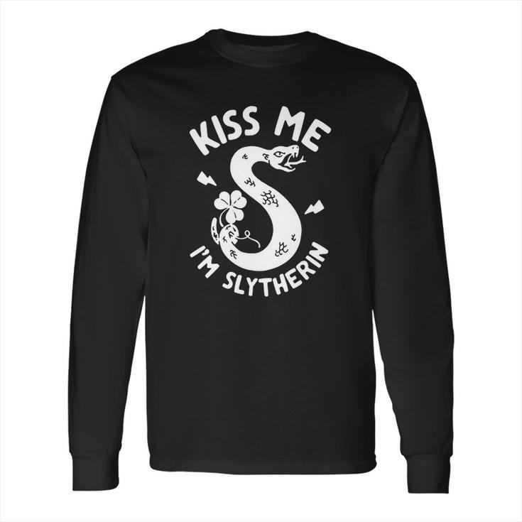 Kiss Me Im Slytherin T-Shirt T-Shirt Long Sleeve T-Shirt