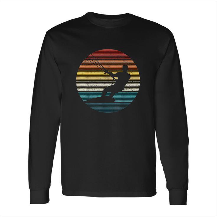 Kitesurfing Kiteboarding Kitesurf Vintage Kite Surfer Gift Long Sleeve T-Shirt