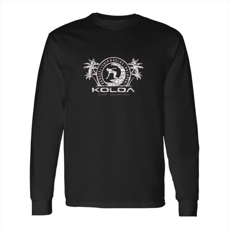 Koloa Surfer Girl Logo In Regular Big Tall Long Sleeve T-Shirt