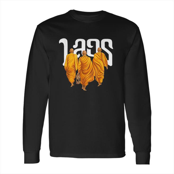 Laos Monk March For Peace Long Sleeve T-Shirt