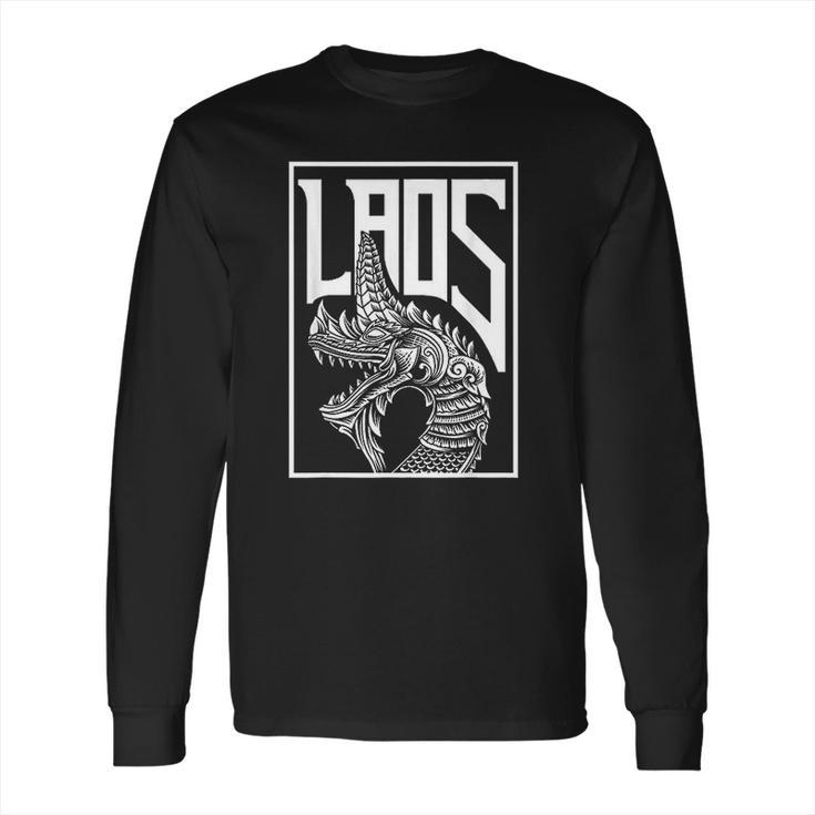 Laos Naga Payanak Sea Dragon Long Sleeve T-Shirt