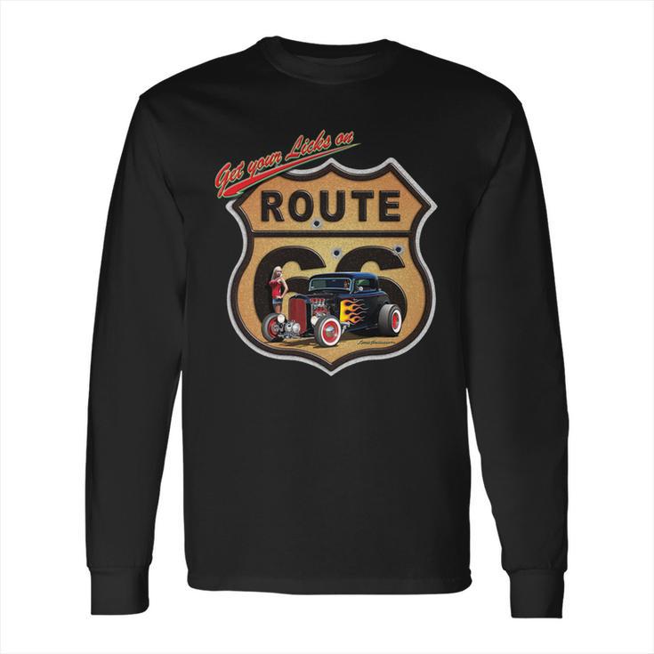 Larry Grossman Licks On Route 66 Long Sleeve T-Shirt