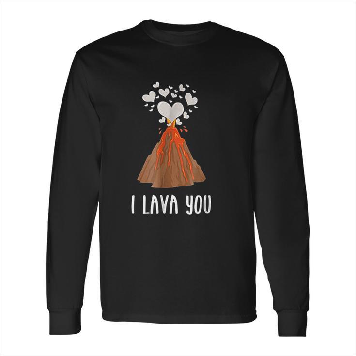 I Lava You Cute Art Gif For Human Long Sleeve T-Shirt