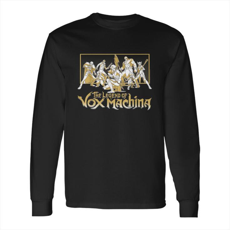 The Legend Of Vox Machina Main Characters Fight Pose Long Sleeve T-Shirt