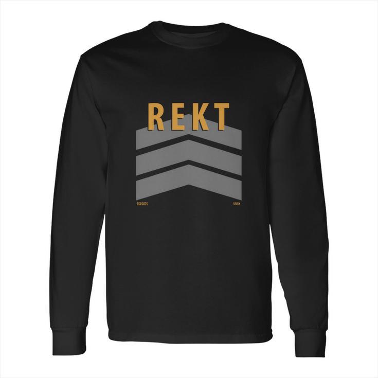 Legends Get Rekt League Shirt For Gamer Long Sleeve T-Shirt