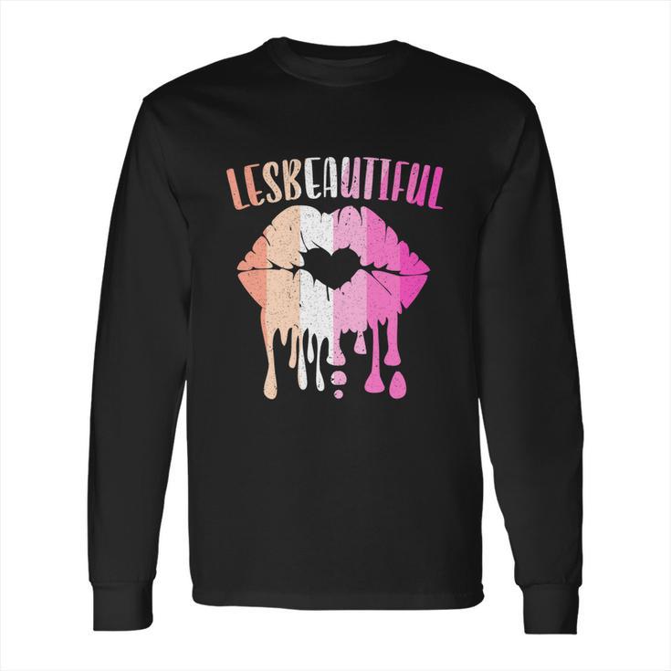 Lesbeatiful Lesbian Lgbtq Member Sexual Diversity Pride Cute Gift Long Sleeve T-Shirt