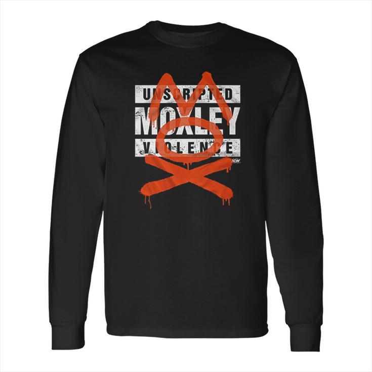 Licensed Jon Moxley Designed By Mox Aew All Elite Wrestling Adult Long Sleeve T-Shirt