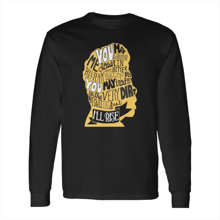 Literary Marvels Maya Angelou Long Sleeve T-Shirt