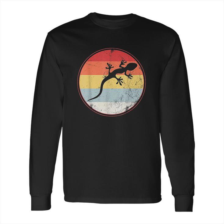 Lizard Vintage Geckos Terraristic Long Sleeve T-Shirt