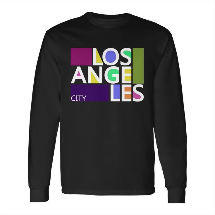 Los Angeles 1980S Logo Long Sleeve T-Shirt