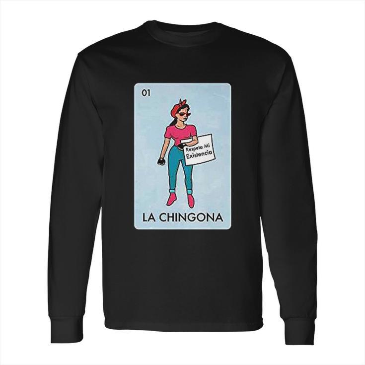 Loteria Mexican Parody Gamer Funny Graphic Long Sleeve T-Shirt