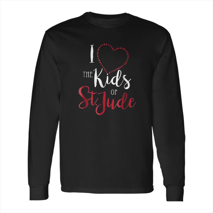 I Love And Heart The Kids Of St Jude For Runners Long Sleeve T-Shirt