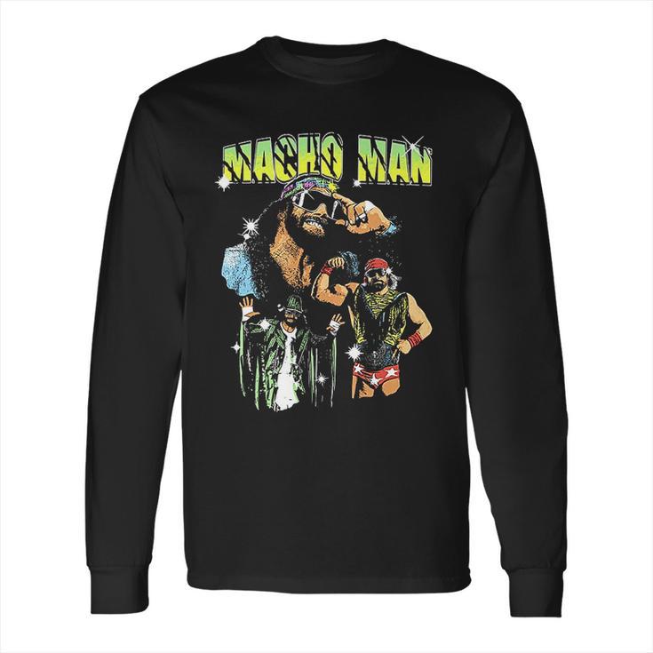 Macho Man Art Long Sleeve T-Shirt