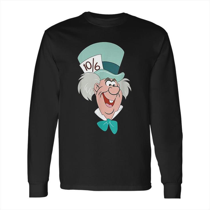 Mad Hatter Big Face Long Sleeve T-Shirt