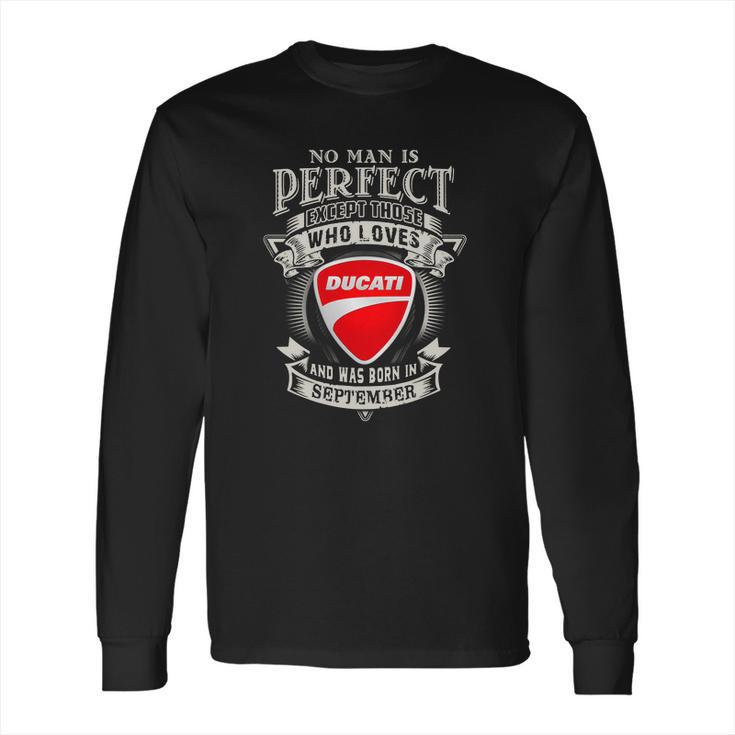 Man Ducati September Long Sleeve T-Shirt