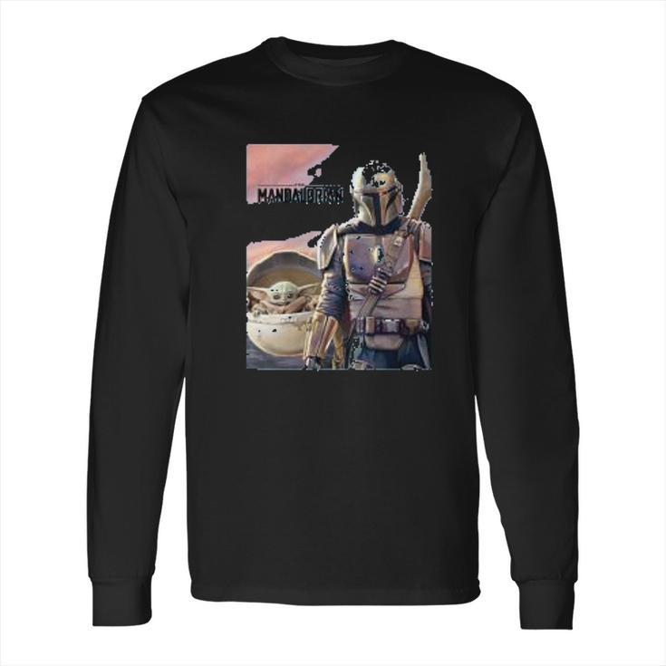 The Mandalorian The Child Painting Long Sleeve T-Shirt