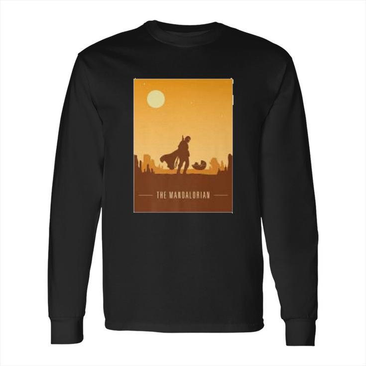 The Mandalorian And The Child Poster Long Sleeve T-Shirt