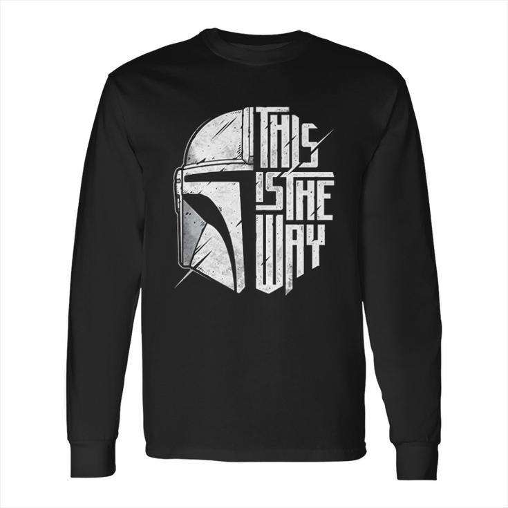 The Mandalorian This Is The Way Basic Gift Long Sleeve T-Shirt