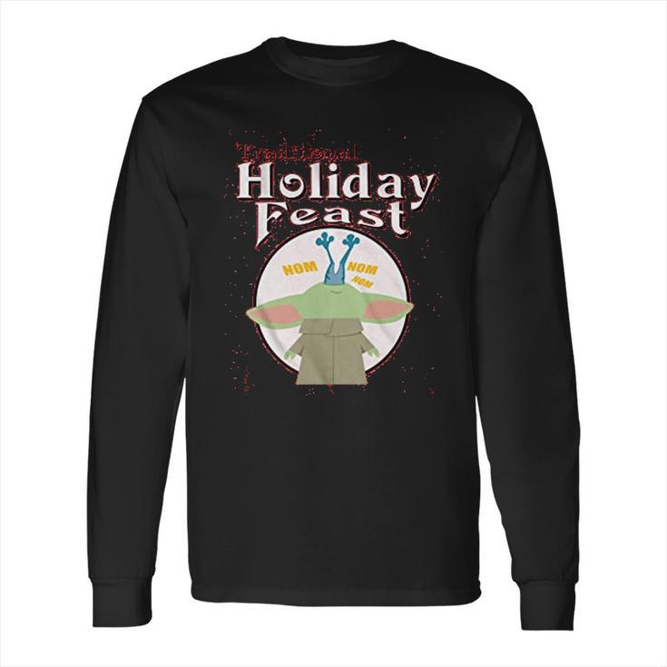 The Mandalorian Holiday Feast Long Sleeve T-Shirt