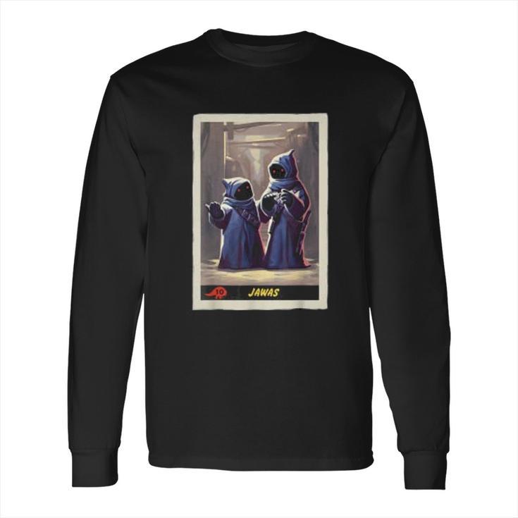 The Mandalorian Jawas Trading Card Long Sleeve T-Shirt