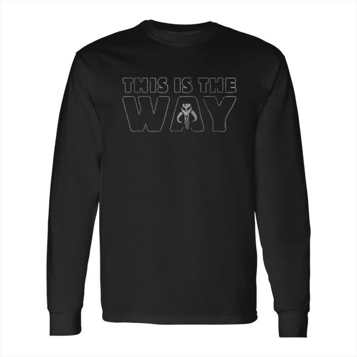 The Mandalorian This Is The Way Mythosaur Long Sleeve T-Shirt