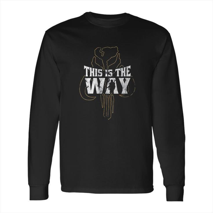 The Mandalorian This Is The Way Mythosaur Overlay Long Sleeve T-Shirt