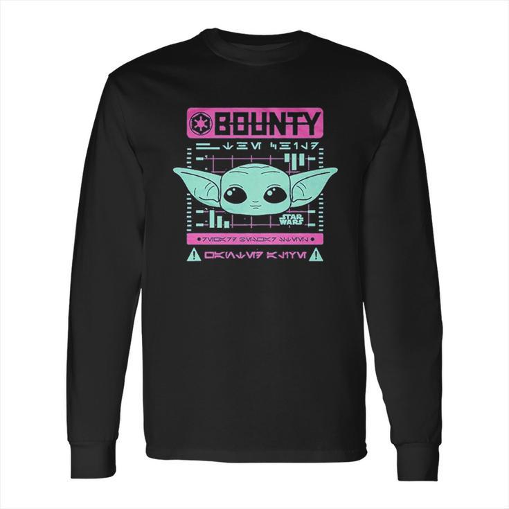 The Mandalorian Wanted Bounty Long Sleeve T-Shirt