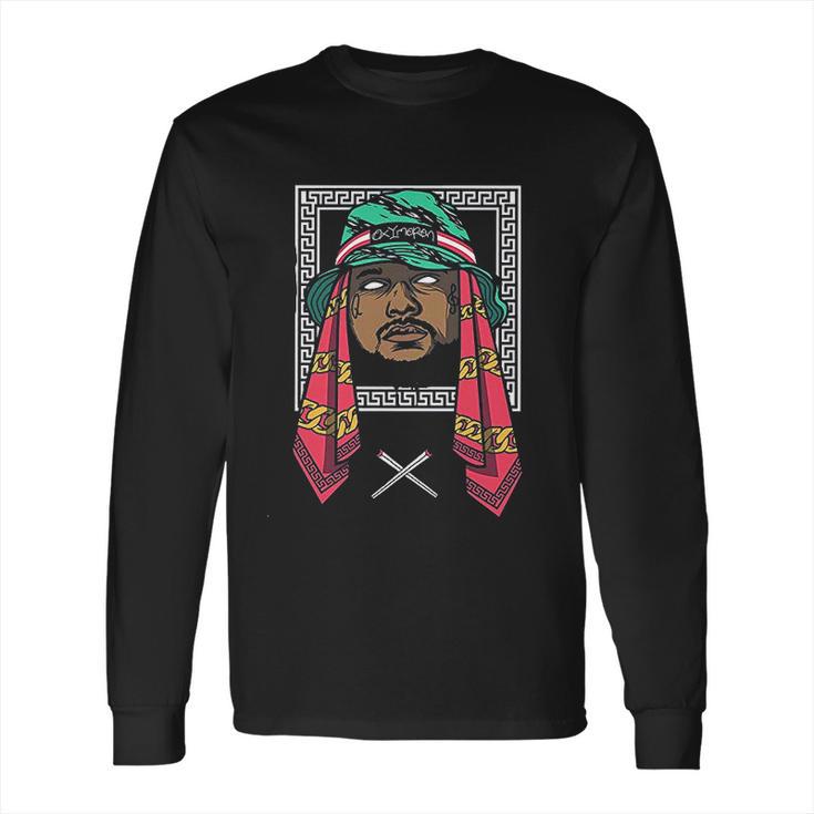 Mans Schoolboy Q Fashionable Music Band Long Sleeve T-Shirt