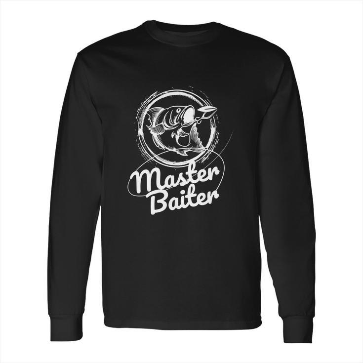 Master Baiter Fishing Shirt Funny Fish Long Sleeve T-Shirt