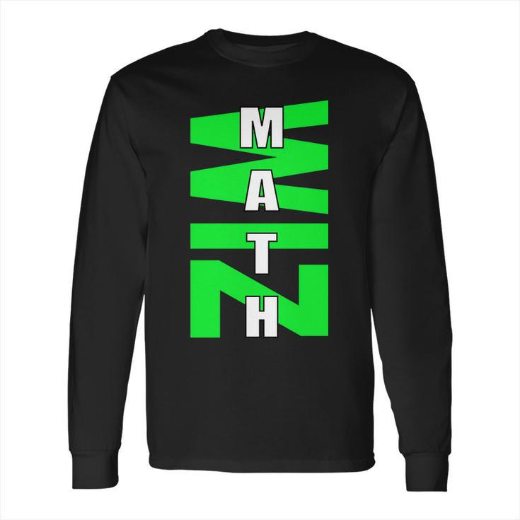 Math Wiz Logo Long Sleeve T-Shirt