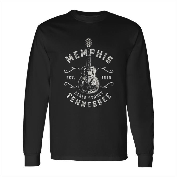 Memphis Beale Street Usa Vintage Long Sleeve T-Shirt