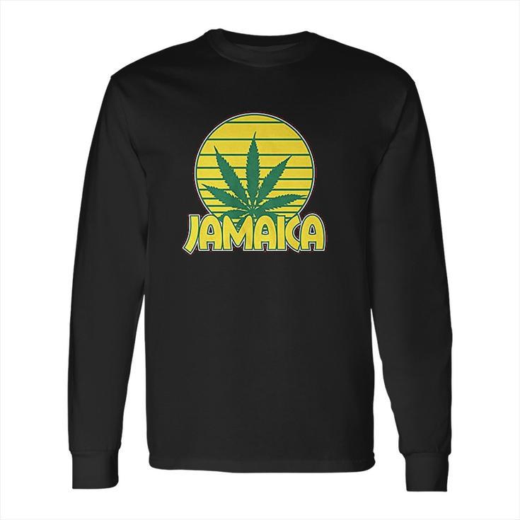 Mens Jamaica Marijuana Long Sleeve T-Shirt