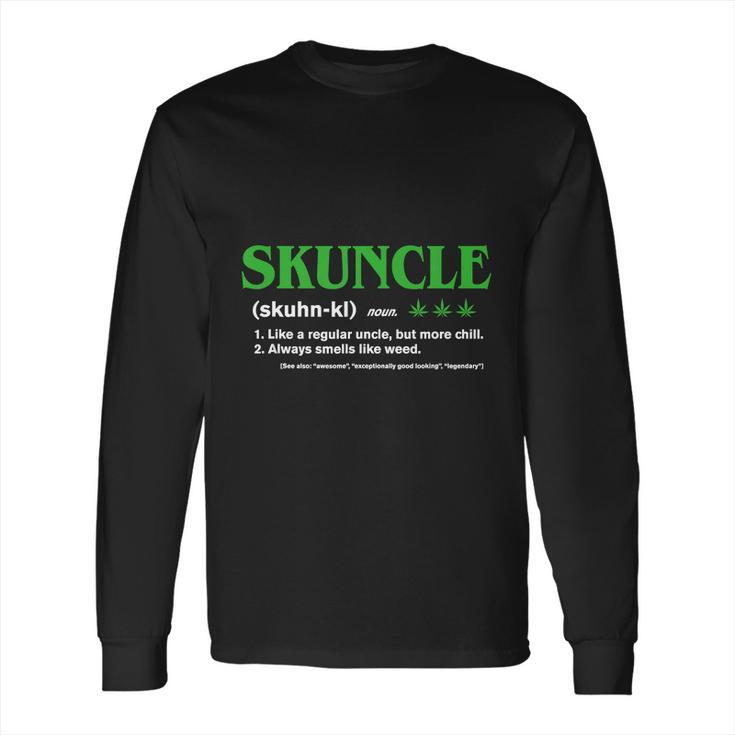 Mens Skuncle Definition - Funny Gift Marijuana Weed Fun Uncle Shirt T Shirt Hoodie Long Sleeve T-Shirt