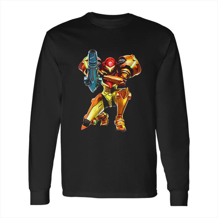 Metroid Samus Aran Long Sleeve T-Shirt