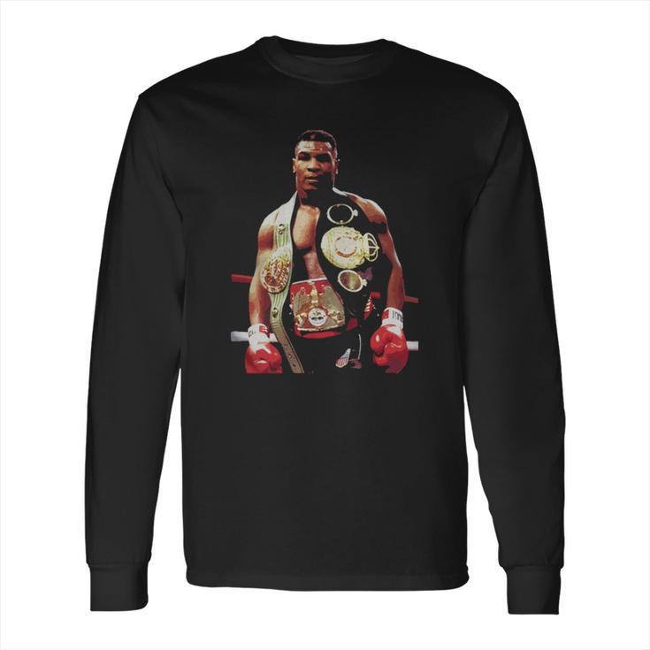 Mike Tyson Iron Mike Champion Boxing T Shirt Long Sleeve T-Shirt