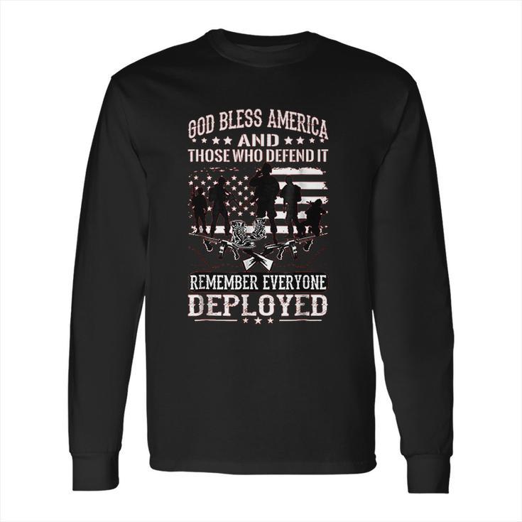 Military Wear Red On Fridays Until They All Come Home Long Sleeve T-Shirt