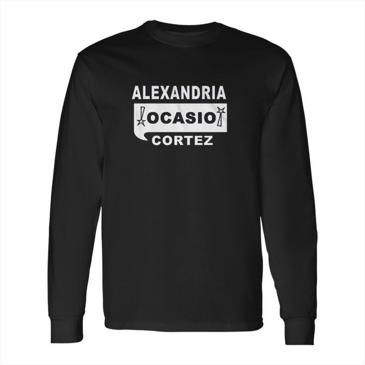 Mixtbrand Aoc Ocasio Cortez Long Sleeve T-Shirt