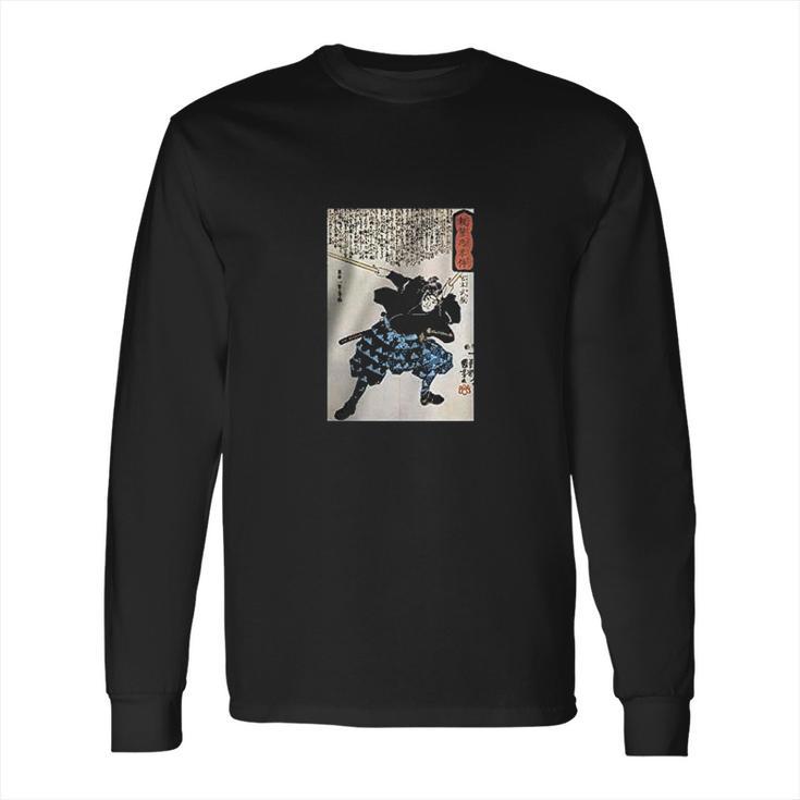 Miyamoto Musashi Two Swords Long Sleeve T-Shirt