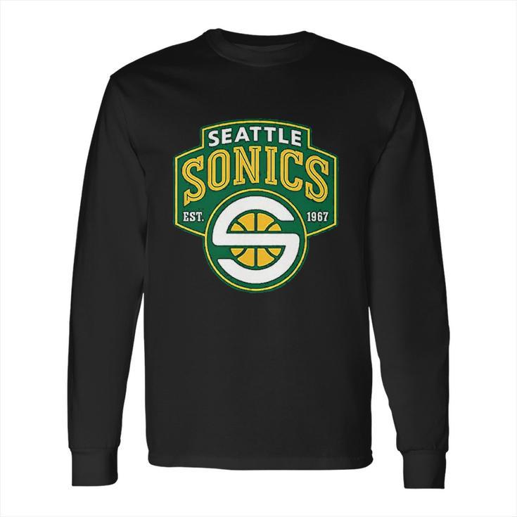 Mohammadgibson Seattle Supersonics Fashion Long Sleeve T-Shirt