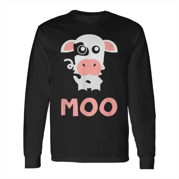 Moo Cow Farm Animals For ToddlersFam Girl Long Sleeve T-Shirt