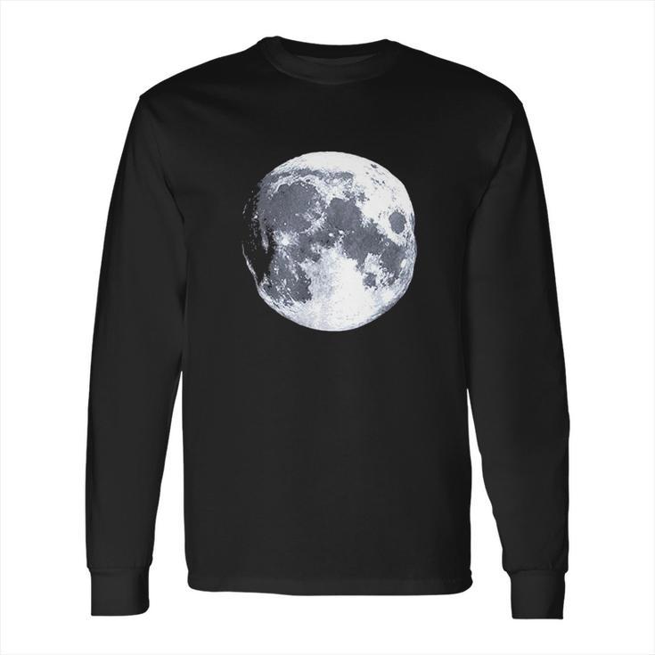 The Moon Nasa Photography Astronomy Space Nerd Long Sleeve T-Shirt