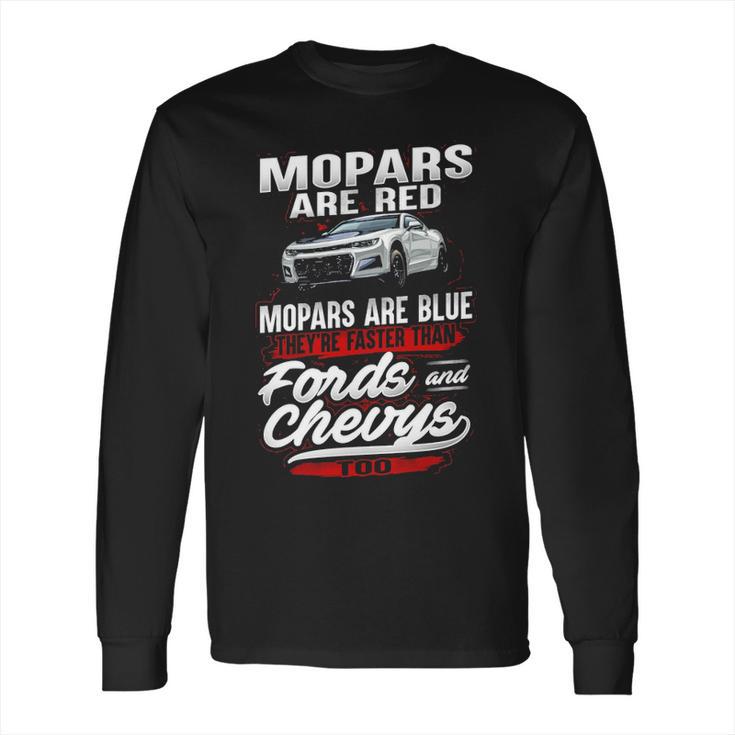 Mopars Are Red Long Sleeve T-Shirt